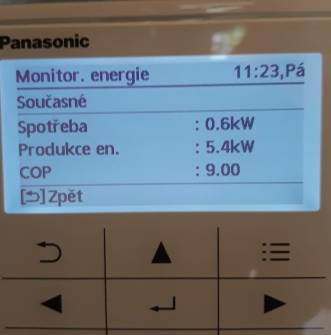 TEPELN ERPADLO PANASONIC 7 kW, KOICE