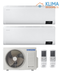 Multisplit duo SAMSUNG Luzon S2 2,5 kW + 2,5 kW/4,0 kW s montou v cene